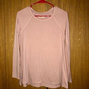 Hollister Women’s Longsleeve Top Small Pink Shirt